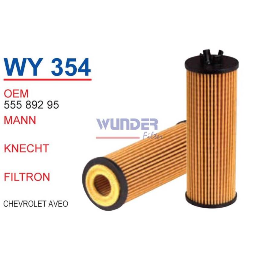 55589295 Chevrolet Aveo T300 Dizel Yağ Filtresi Wunder - 1