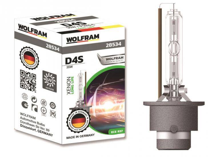 Ampul Far D1S Xenon 12V 35W 6000K Wolfram Adet - 1