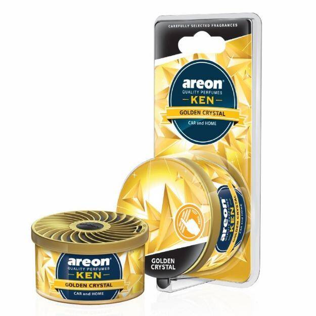 Areon Ken Blıster Golden Crystal Bardaklık Oto Araç Kokusu - 1