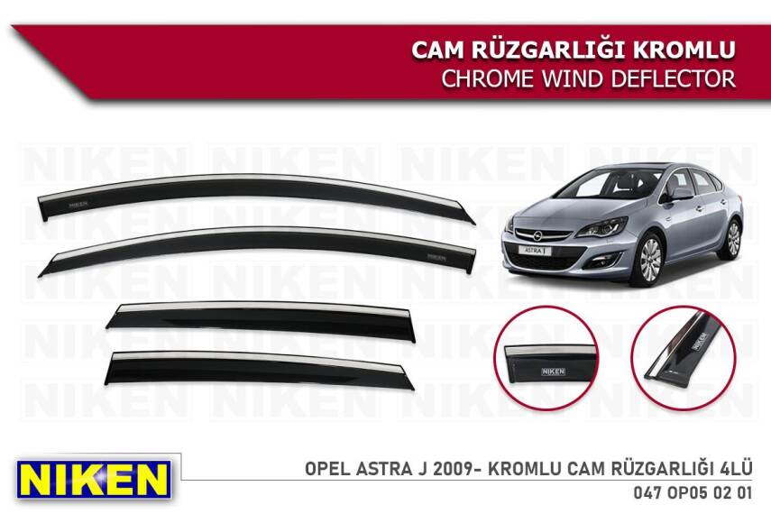 Astra J Kromlu Cam Rüzgarlığı Niken - 1