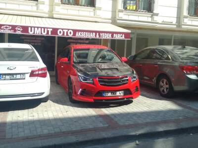 Chevrolet Cruze Tüm Karbon Kaput - 5