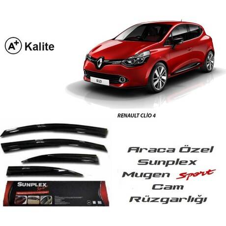 Clio 4 Cam Rüzgarlığı Sunplex - 2