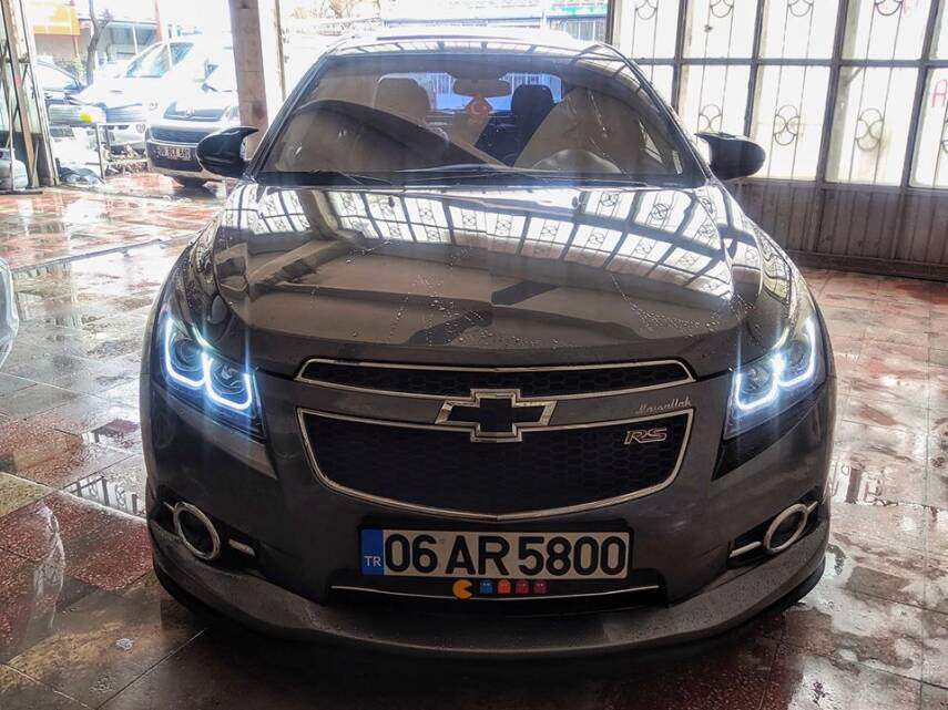 Cruze Batman Ayna Kapak Sağ Sol Takım Parlak Siyah Yarasa Ayna Kapağı - 1