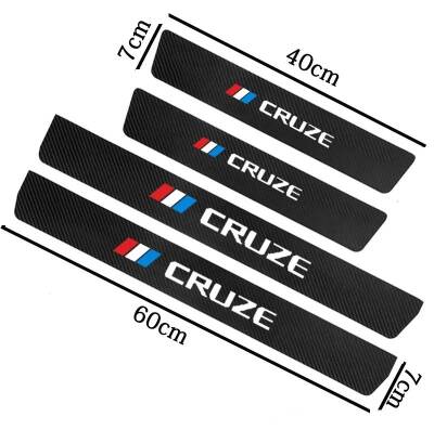 Cruze Eşik Kaplama Sticker Karbon M Model 4 Lü Hb/Sedan - 3