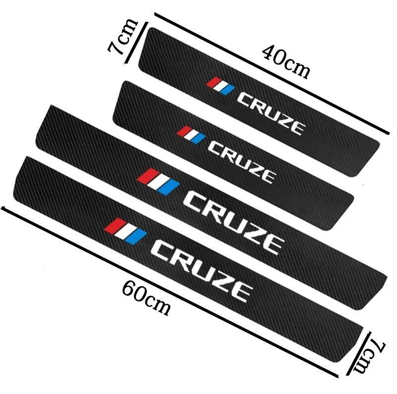 Cruze Eşik Kaplama Sticker Karbon M Model 4 Lü Hb/Sedan - 3