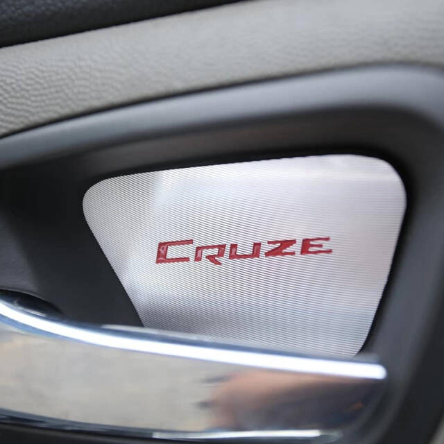 Cruze İç Açma Krom Kapak Cruze Yazılı Mavi 4 lü Set - 3