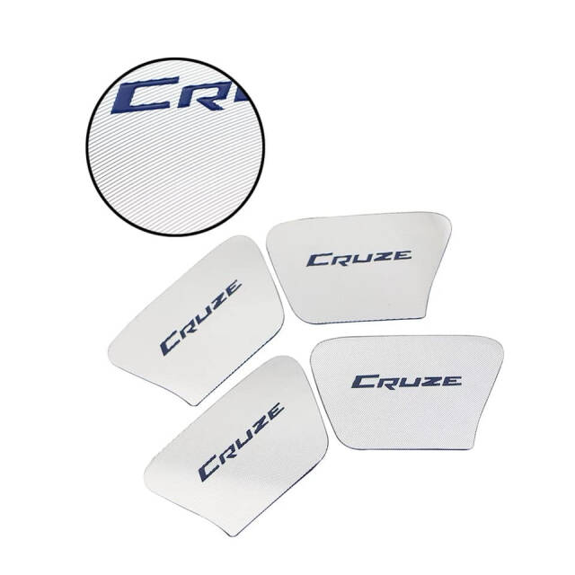 Cruze İç Açma Krom Kapak Cruze Yazılı Mavi 4 lü Set - 4