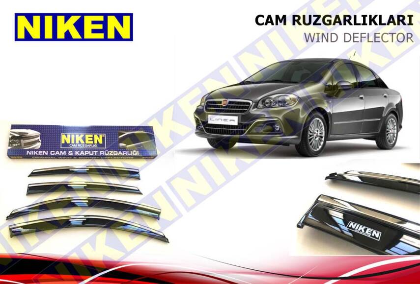 Fiat Linea Kromlu Cam Rüzgarlığı Niken - 1