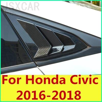 Honda Civic Fc5 Arka Kelebek Cam Rüzgarlığı Parlak Siyah - 6