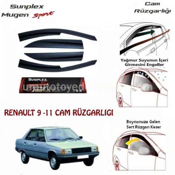 Renault 9/11 Broadway/Spring Cam Rüzgarlığı Sunplex