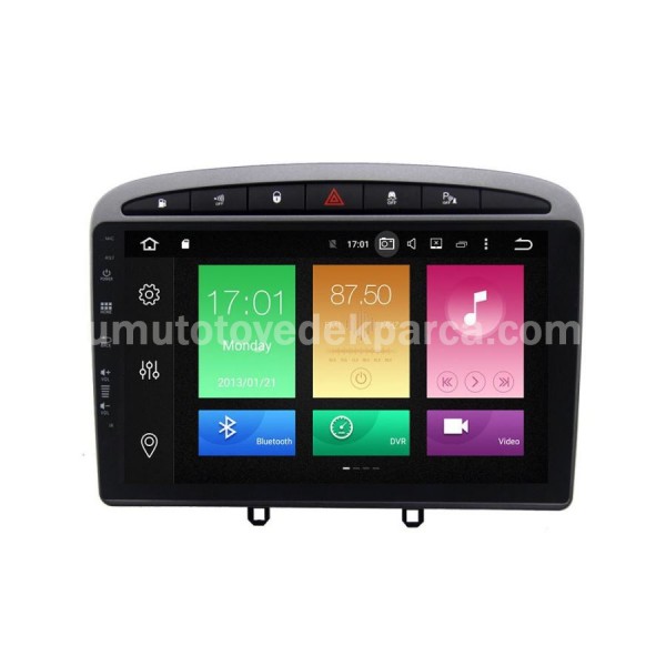 Android 10.0 MTK 8227 2+16G Peugeot 308 Gri Multimedya Navimex