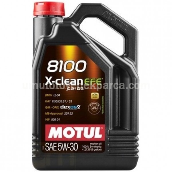 Motul 8100 X-Clean Efe 5W30 4 Litre Dexsos 2 Motor Yağ