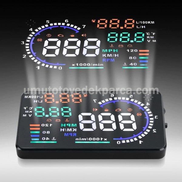 Sanal Gösterge Paneli Hud Head Up Display Obd Sistem