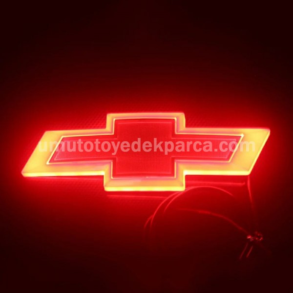 Cruze/Aveo/Kalos/Captiva/Lacetti Sedan Bagaj Ledli Arma / Logo Kırmızı