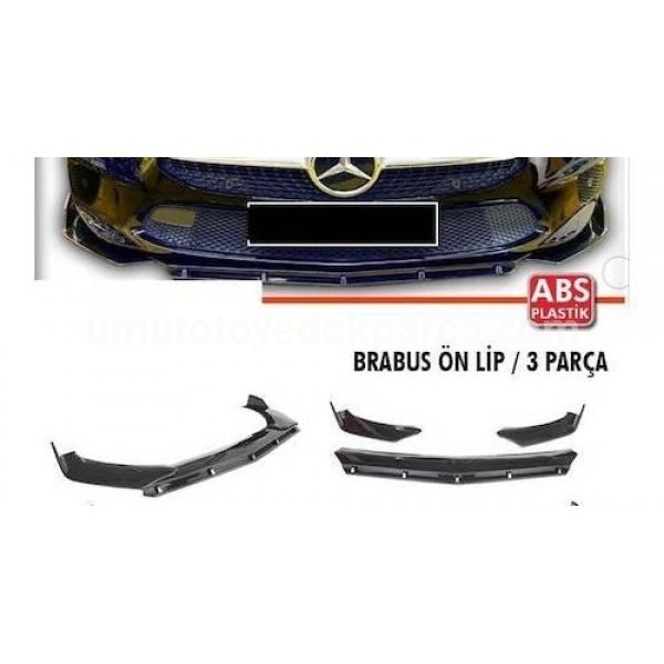 3 Parça Kırılmaz Lip Universal Ön Ek Brabus Universal