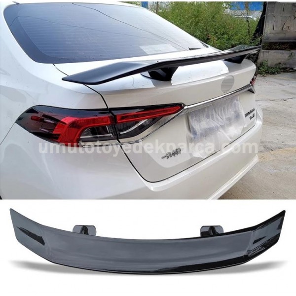 Corolla Yüksek Spoiler 7D Karbon Desenli Boya İstemez