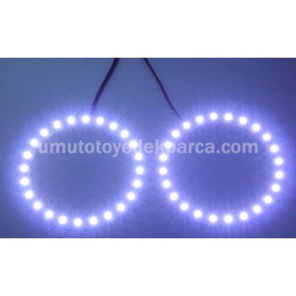 80 Mm Angel Led Halka 2 Li Beyaz