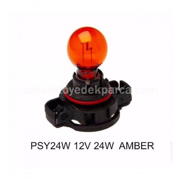 Ampul Soketli Pys24W 12V Turuncu Forza Tane Astra J Sinyal Lamba