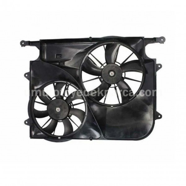 Fan Motoru (Su+Klima) Davlumbazlı Çiftli Chevrolet Captiva (C100) İTHAL