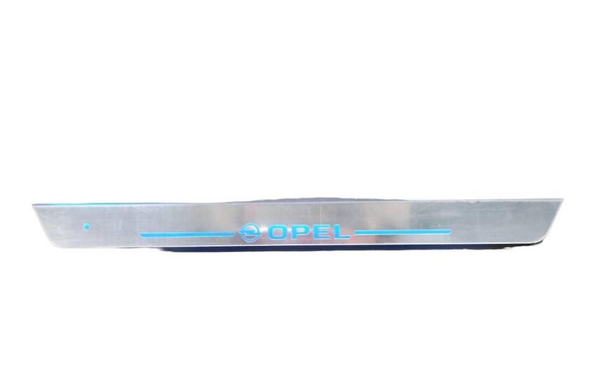 Ledli Kapı Eşik 2 Li Pilli Set Opel Mavi - 1