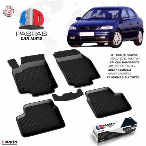 Opel Astra G 4D Havuzlu Paspas Omsa - 1