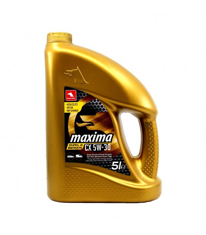 Petrol Ofisi Maxima Cx 5W/30 5 Lt Motor Yağ Partikül - 1