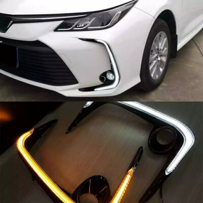 Toyota Corolla 2019 Sonrası Gündüz Led Sis Çerçeve Sinyalli Kayar - 6